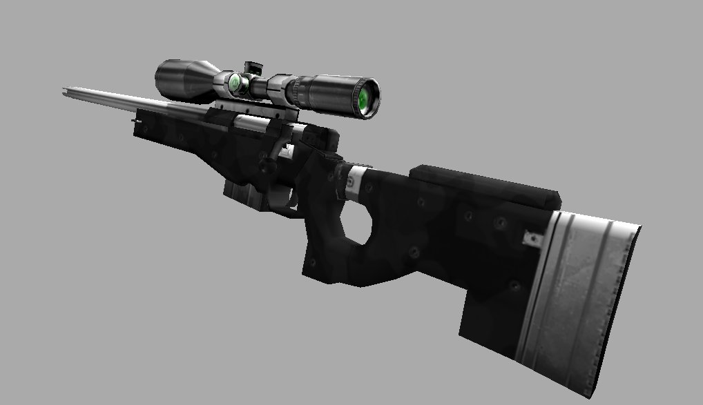 AWP Magnum Sniper Rifle + Hand